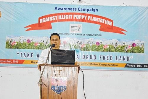 Awareness on illicit poppy cultivation held at Churachandpur