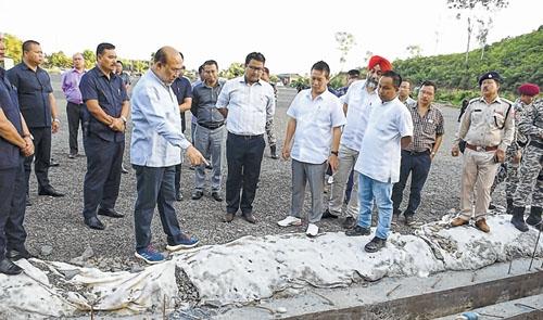 CM inspects construction of sports infrastructure