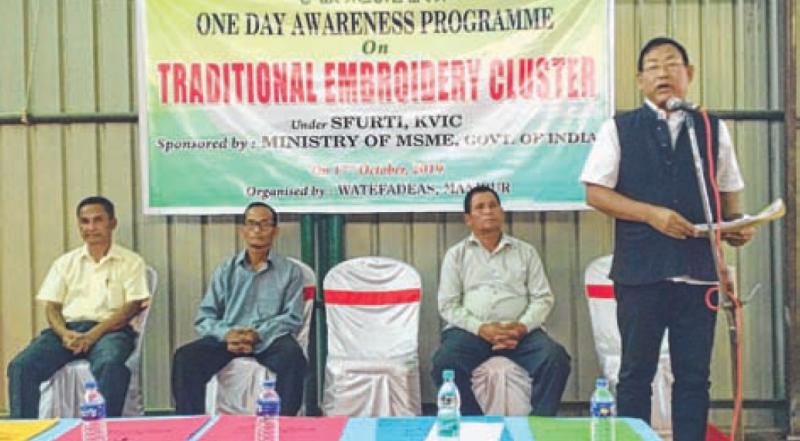 One-day awareness programme on 'Traditional Embroidery Cluster' held at Khongjom