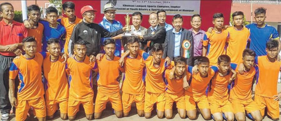 State Inter School Boys Football title : Imphal East beat Ukhrul 1-0 to win