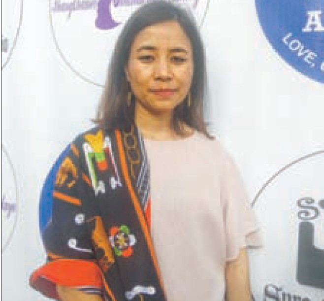 Leiyarose Zingkhai speaks on women empowerment at Ukhrul
