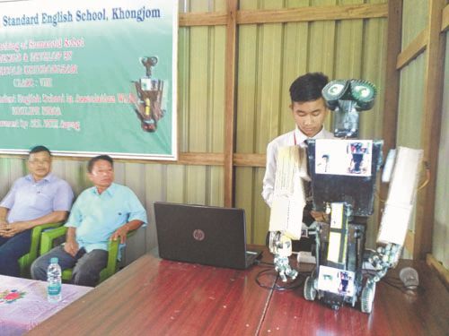 'Humanoid Robot' designed and developed by a Class VIII student launched