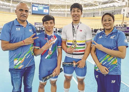 Ronaldo clinches sprint gold for India at Asian Track C'ships