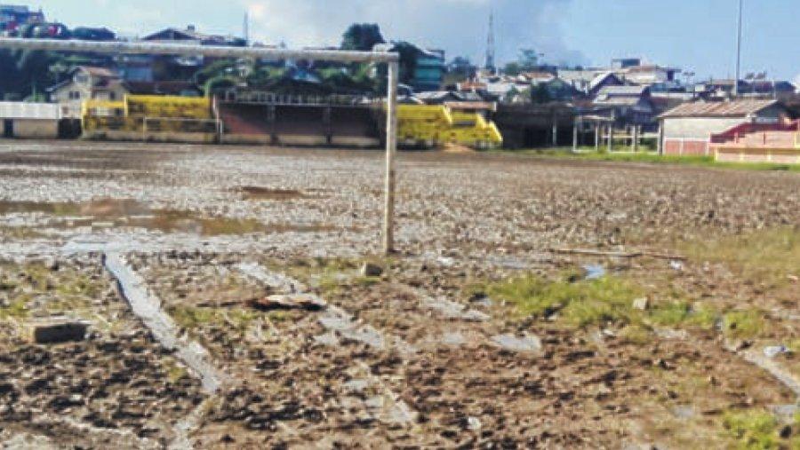 Pathetic football ground irks footballers and sport lovers of Ukhrul town