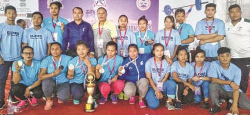 Manipur team bag runners up title in Jr Women Natl Weightlifting C'ship