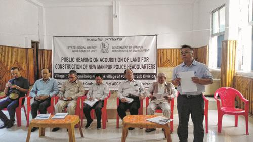 Public hearing on land acquisition for construction of new Police HQs held