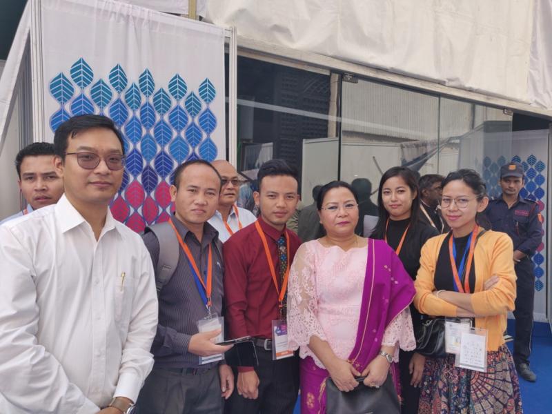 Nemcha Kipgen graces the 1st India International Cooperatives Trade Fair, 2019