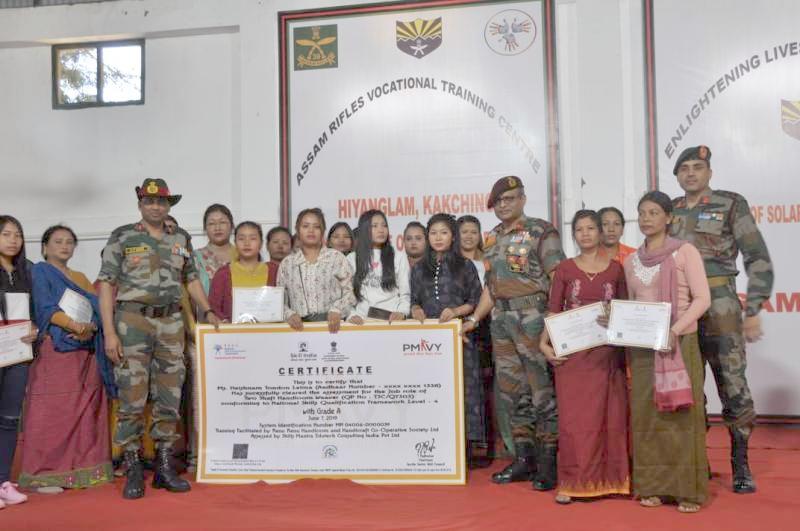 Assam Rifle inaugurates vocational training centre and distributes solar power systems