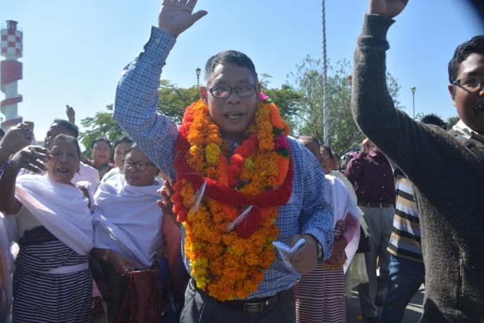 Released UNLF Organisation Secretary Moirangthem Joy @ Nongyai reached Imphal