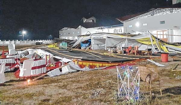37 stalls of Sangai Fest crash