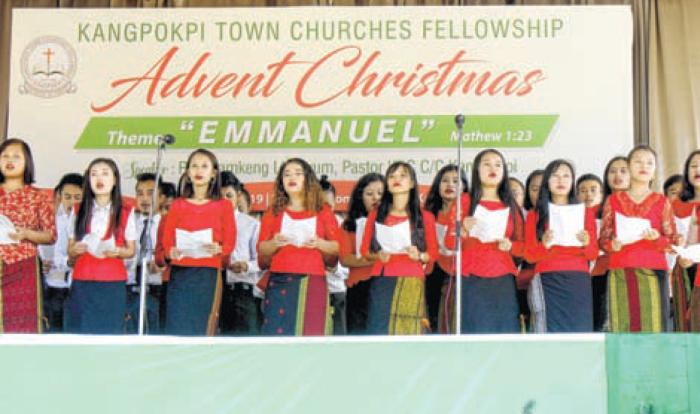 Kangpokpi Christians pray for peace as they celebrate Advent Christmas