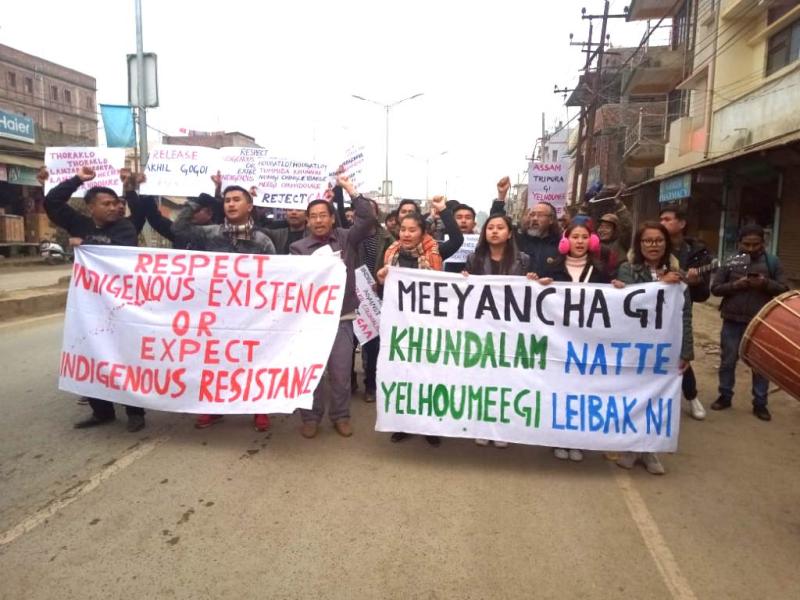 Concerned citizens of Manipur strike back with another series of Anti-CAA protests
