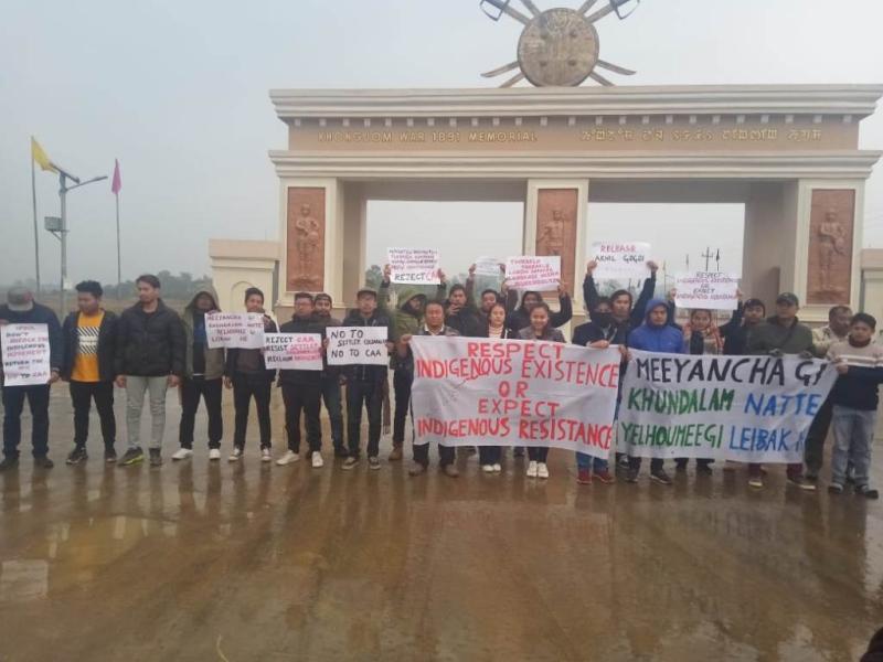 Concerned citizens of Manipur strike back with another series of Anti-CAA protests