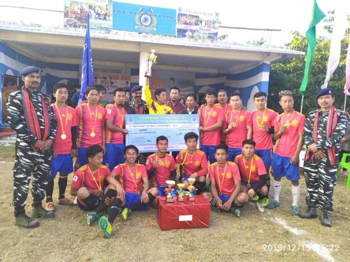 Football tournament organized by CRPF concludes