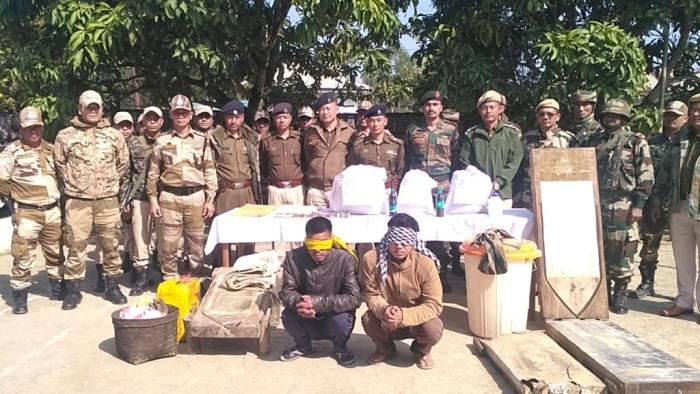 Another heroin/ brown Sugar manufacturing factory busted by combine security force