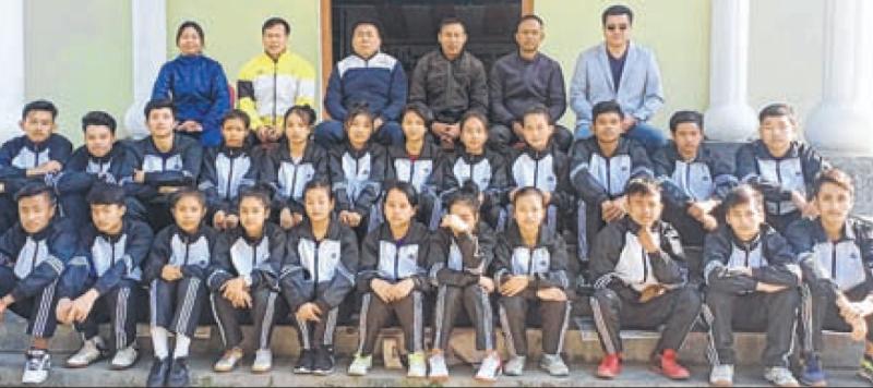 U-17 fencing teams leave Imphal for 65th NSG