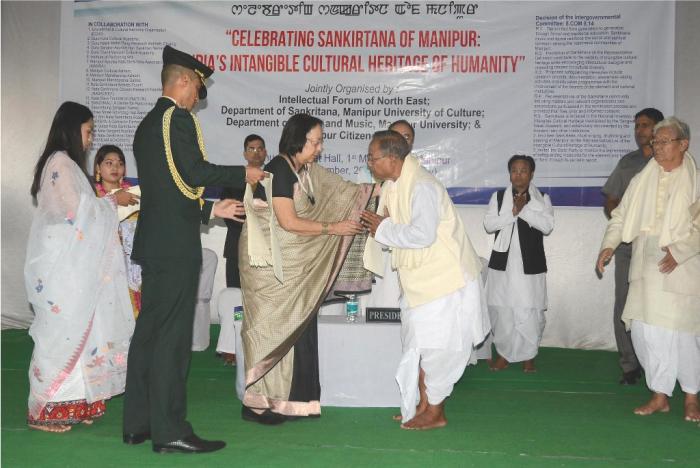 Governor inaugurates 'Celebrating Sankirtana of Manipur'