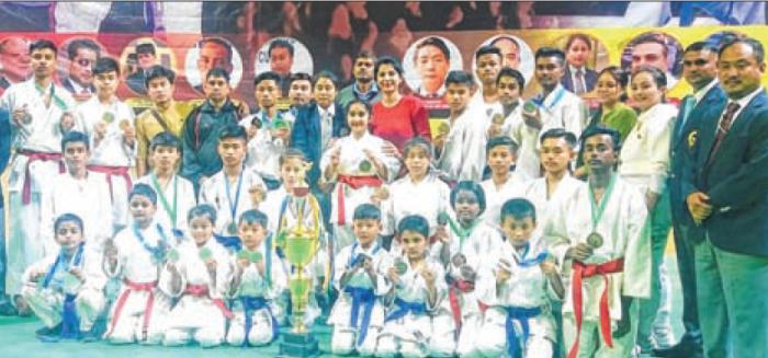 Manipur team finish runners up at 6th IKSF Karate Nationals