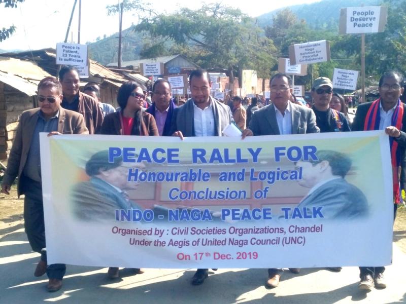 Peace Rally staged demanding honourable conclusion of Indo-Naga Peace talk