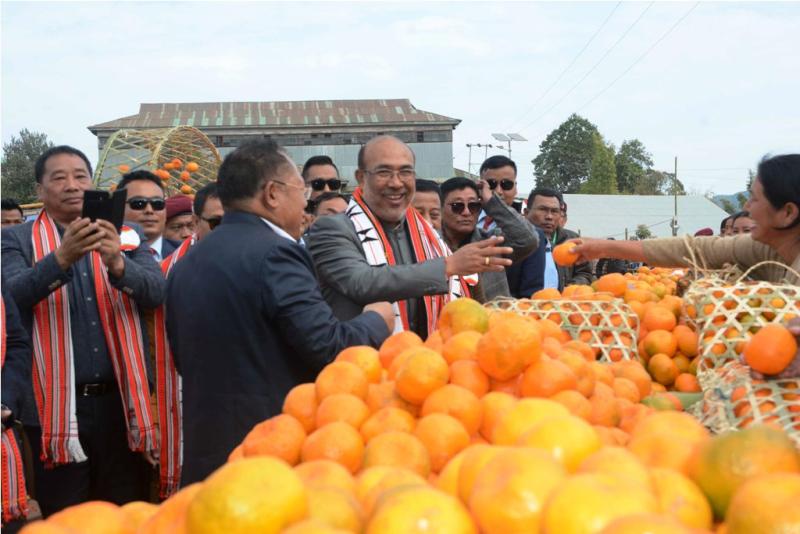 CM inaugurates 16th Orange Festival Tamenglong