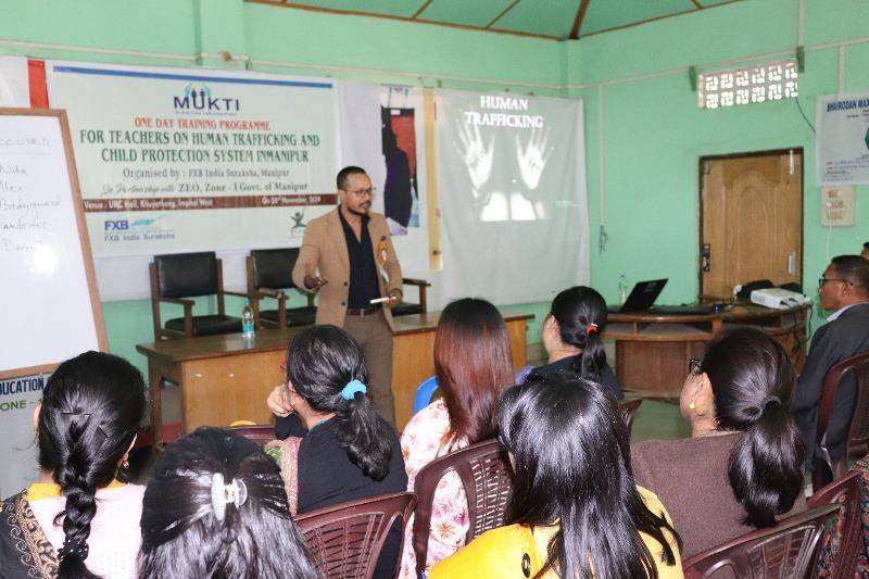 Training for School Teachers conducted on Human Trafficking and Child Protection Systems