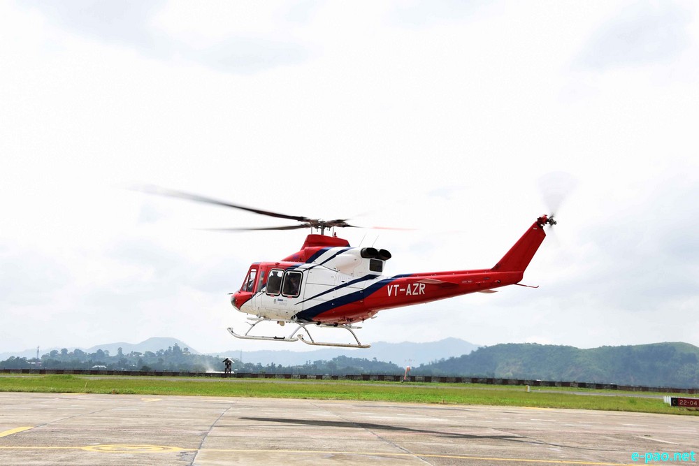 Re-Launching ceremony of Manipur Heli Service at International Airport Imphal :: 21st August 2019