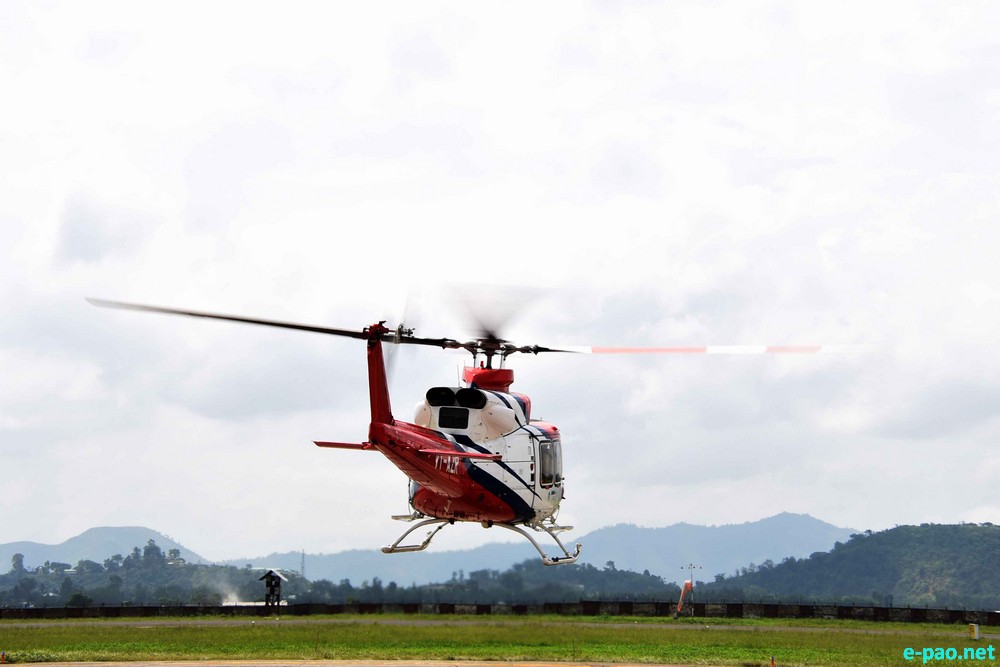 Re-Launching ceremony of Manipur Heli Service at International Airport Imphal :: 21st August 2019