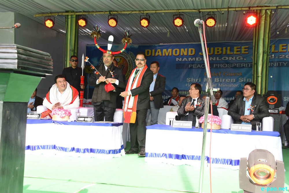 Diamond Jubilee Celebration at Dashanpung Namdunglong, Imphal East :: December 21 2019