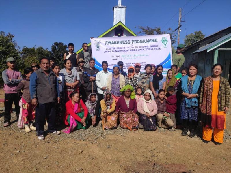 Cluster Demonstration on Organic Farming conducted