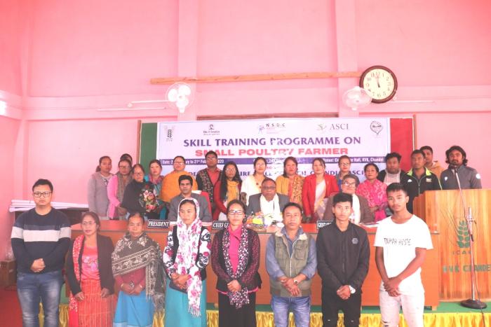 One month skill training on small poultry farmer inaugurated
