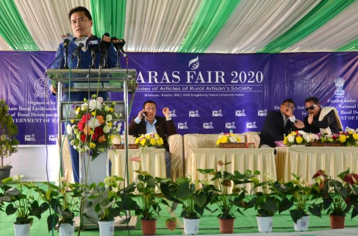 Minister Biswajit inaugurates Regional SARAS Fair, 2020