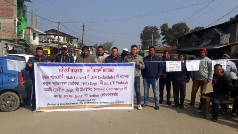 24-hours bandh paralyzed Imphal-Saikul road