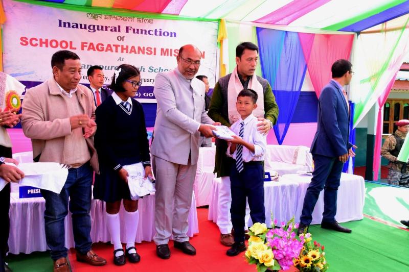 Chief Minister launches School Fagathansi Mission