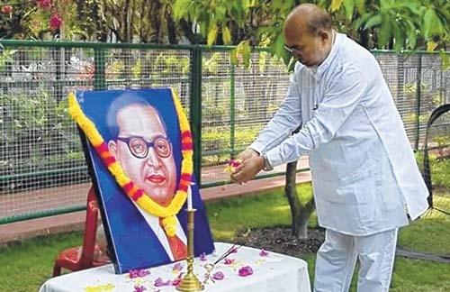 CM greets on Ambedkar's birth anniversary