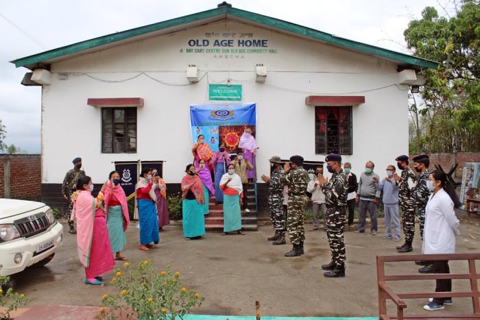 CRPF organises awareness programme on COVID-19 at aged home