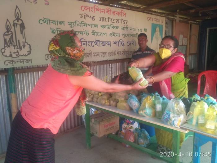 Essential commodities distributed in Thoubal and Bishnupur