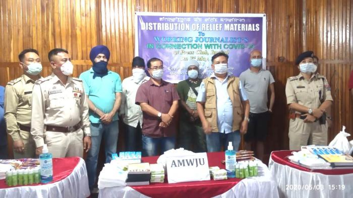 Obscured frontline warriors of COVID -19 honoured by Imphal City Police