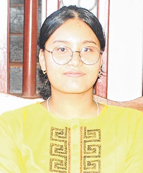 Reshmi Nandeibam - 1st position in the 2020 HSLC examination