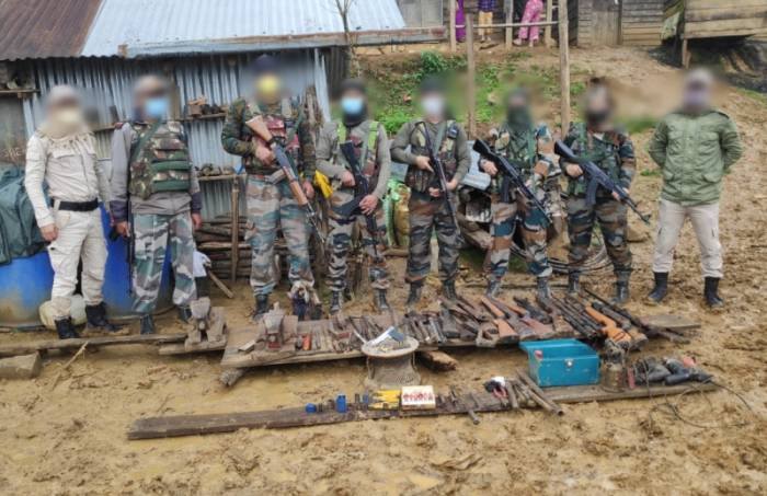 AR bust illegal arms workshop in Ukhrul District