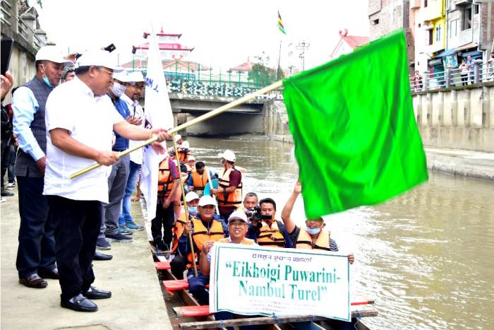 Minister Awangbow Newmai Flags Off 'Save Nambul River' Media Campaign