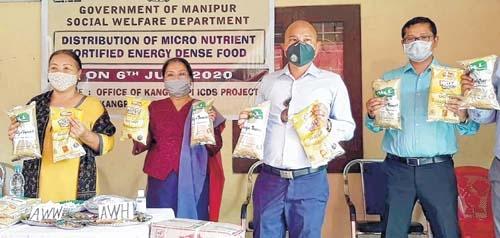 Nemcha Kipgen kicks off distribution of 'Micronutrients Fortified' food at Kpi