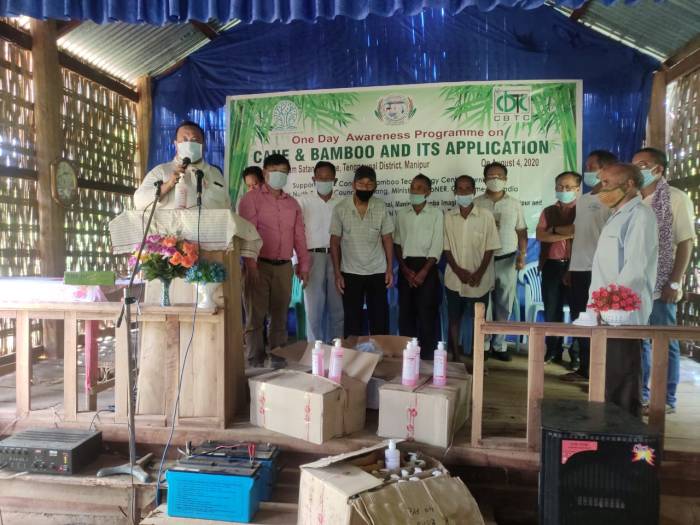 programme on cane and bamboo and its application at Nongkam Satang Village