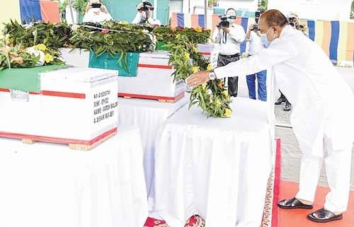 CM pays last respect to slain AR soldiers