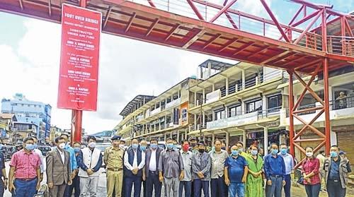 CM inaugurates Senapati footbridge