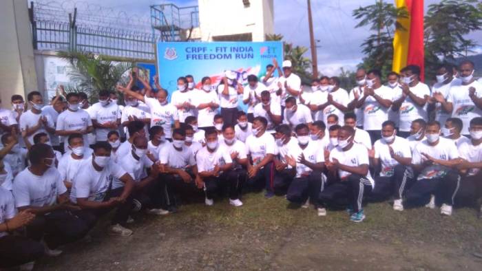 CRPF organizes Fit India Freedom Run