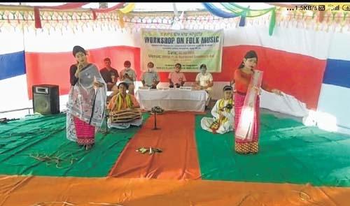 Workshop on 'Folk Music' held