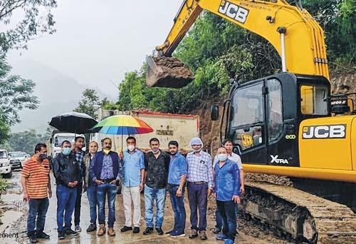 Highway expansion work begins at Ukhrul