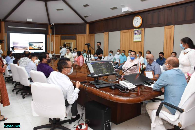 Launching of Manipur Irrigation Systems Software at CM Secretariat