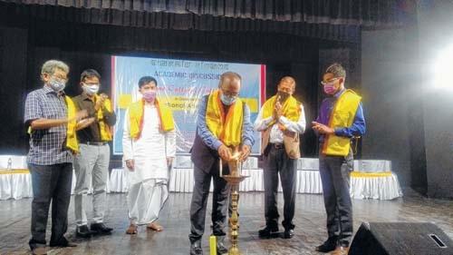Academic discussion on art and culture held in line with International Artists' Day at JN Manipur Dance Academy