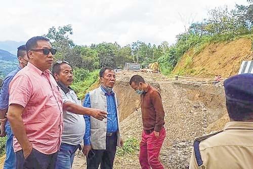 Road restoration work begins in earnest